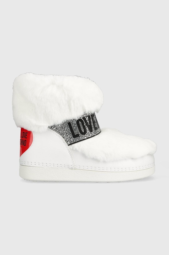 Love Moschino śniegowce SKIBOOT20 syntetyczny biały JA24202G0HJW0100