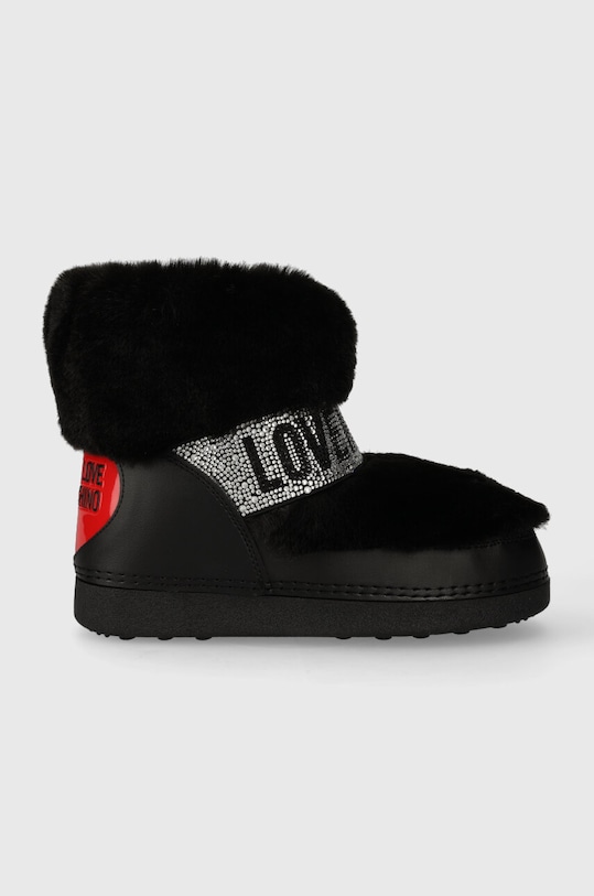 Love Moschino śniegowce SKIBOOT20 syntetyczny czarny JA24202G0HJW0000