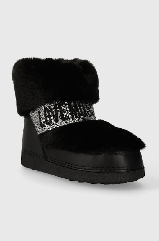 Love Moschino śniegowce SKIBOOT20 JA24202G0HJW0000 czarny AW23