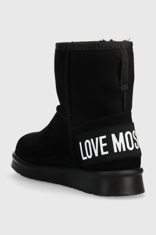 Obuwie Love Moschino śniegowce zamszowe WINTER30 JA24423H0HJA5000 czarny