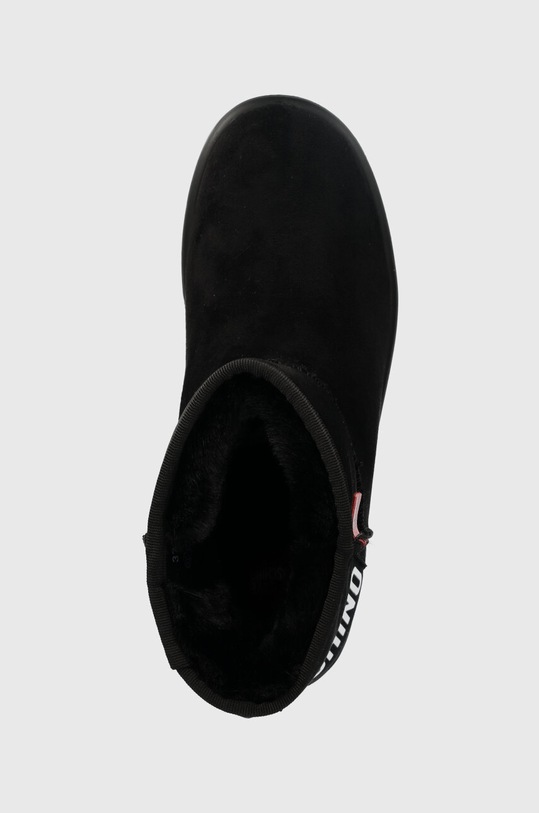 Love Moschino śniegowce zamszowe WINTER30 czarny JA24423H0HJA5000