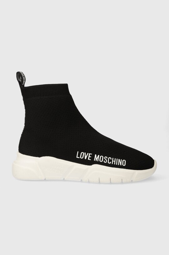 Love Moschino sneakersy RUNNING35 platforma czarny JA15343G0HIZ4000