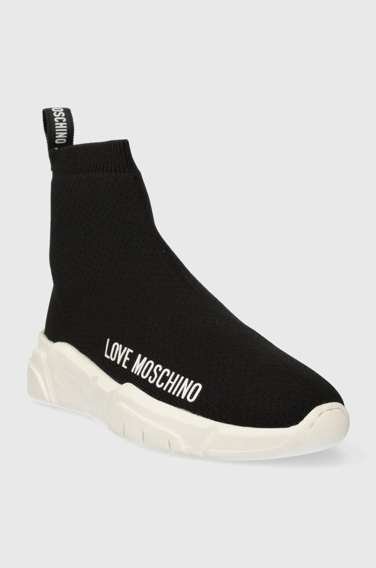 Love Moschino sneakersy RUNNING35 JA15343G0HIZ4000 czarny AW23