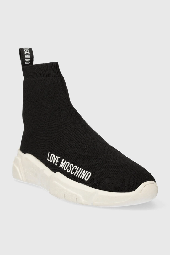 Love Moschino sneakers RUNNING35 JA15343G0HIZ4000 negru AW23