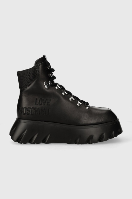 Love Moschino botki CLIMB60 nieocieplane czarny JA21116G0HIA700A