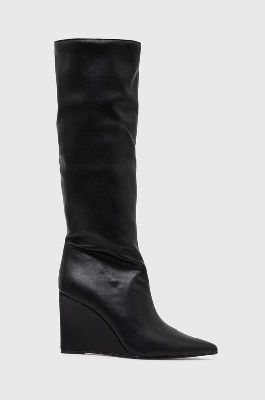 Steve Madden cizme Showout peste 8 cm negru SM11002594.001