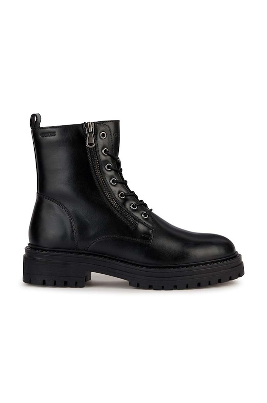 Kožne čizme Geox D IRIDEA K zrnata koža crna D36HRK.00043.C9999