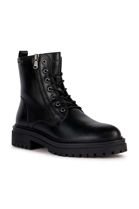 Geox bocanci de piele D IRIDEA K D36HRK.00043.C9999 negru AW23