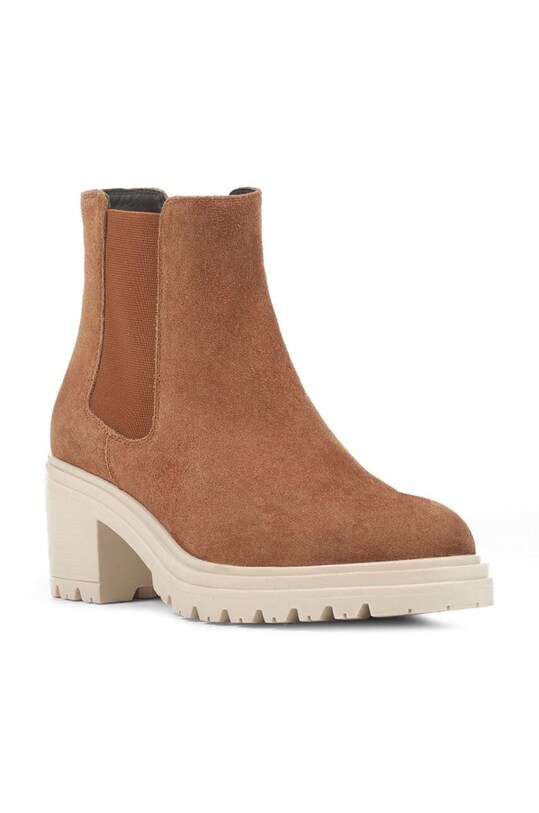 Topánky chelsea Geox D DAMIANA E D16QCE.00023.C6000 hnedá AW23