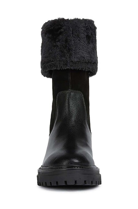 Încălțăminte Geox ghete de piele D IRIDEA M D04HRM.02246.C9999 negru