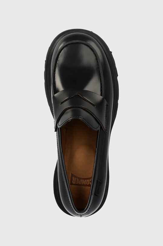 Camper mocasini de piele Milah negru K201425.002
