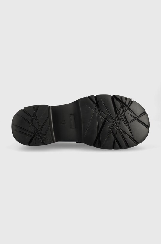 Camper mocasini de piele Milah K201425.002 negru