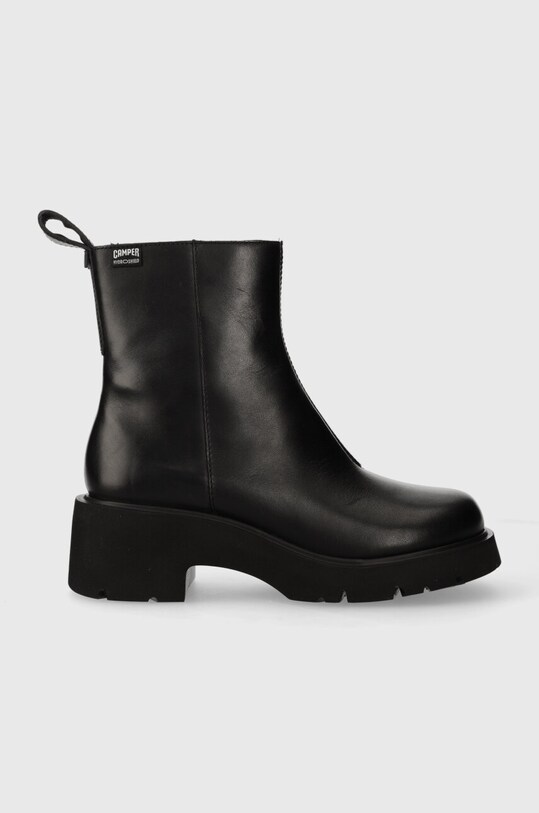 Camper cizme de piele Milah 5-8 cm negru K400725.001
