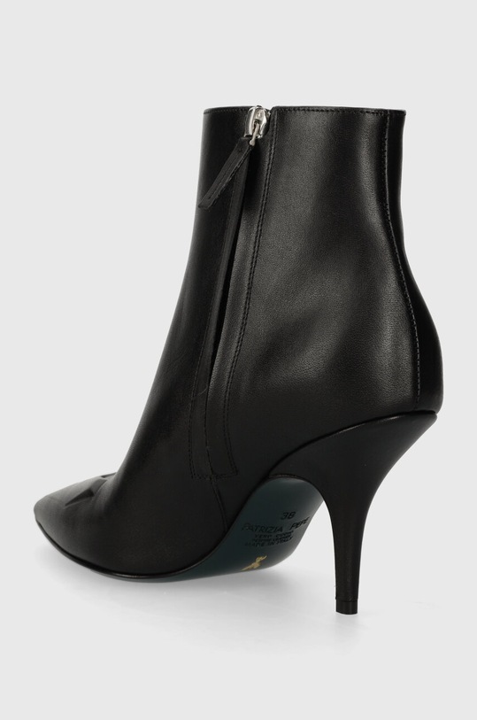 Obuv Kožené členkové topánky Patrizia Pepe 2Y0010.L048.K103 čierna