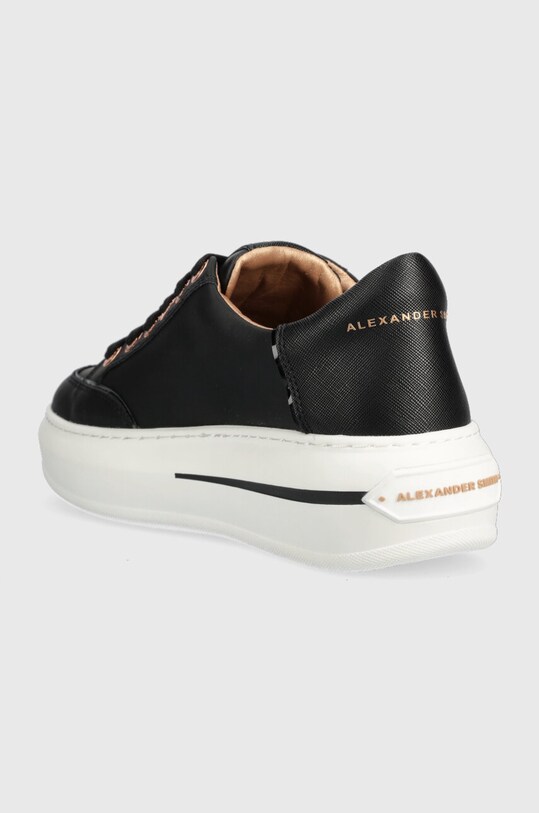 Obuwie Alexander Smith sneakersy skórzane Lancaster ASAYR1D30BLK czarny