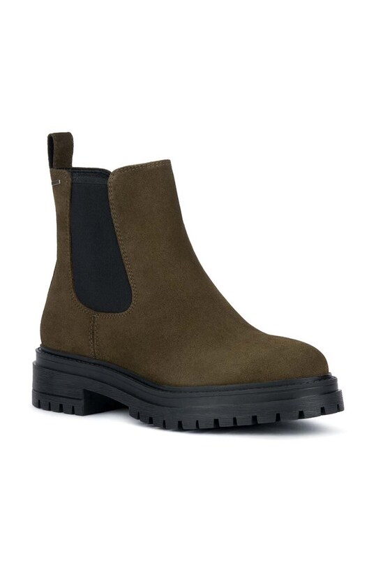 Geox botine din piele intoarsa D IRIDEA B ABX A neizolat verde D26D0A.00022.C3704