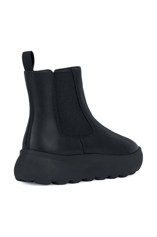 Geox saboți din piele D SPHERICA EC4.1 A negru D36TCA.00085.C9999