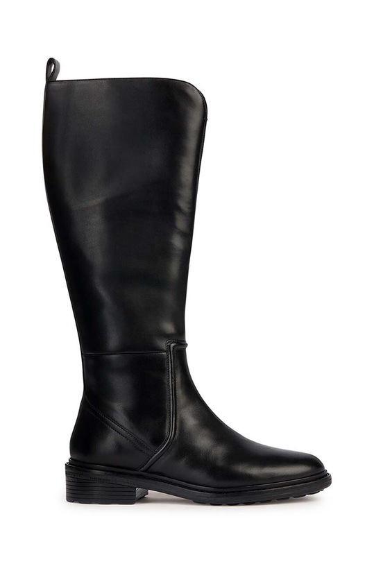 Geox kozaki skórzane D WALK PLEASURE G płaski czarny D36TGG.00043.C9999