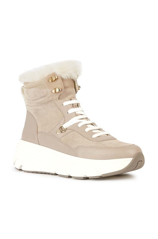 Geox śniegowce zamszowe D DIAMANTA D D36UFD.02285.C5004 beżowy AW23
