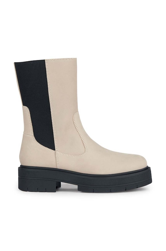 Geox botki skórzane D SPHERICA EC7 K płaski beżowy D36VDK.000CL.C5004