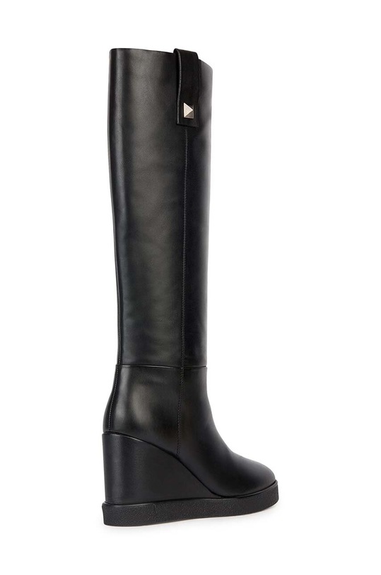 Δερμάτινες μπότες Geox D ELIDEA WEDGE C μαύρο D36VQC.00043.C9999
