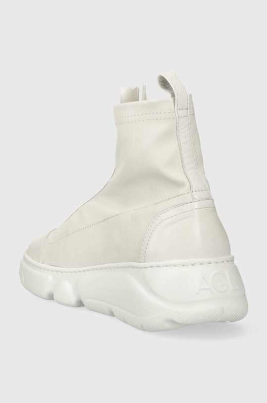 Încălțăminte AGL sneakers din piele ELENA D938517PGK06891012 alb