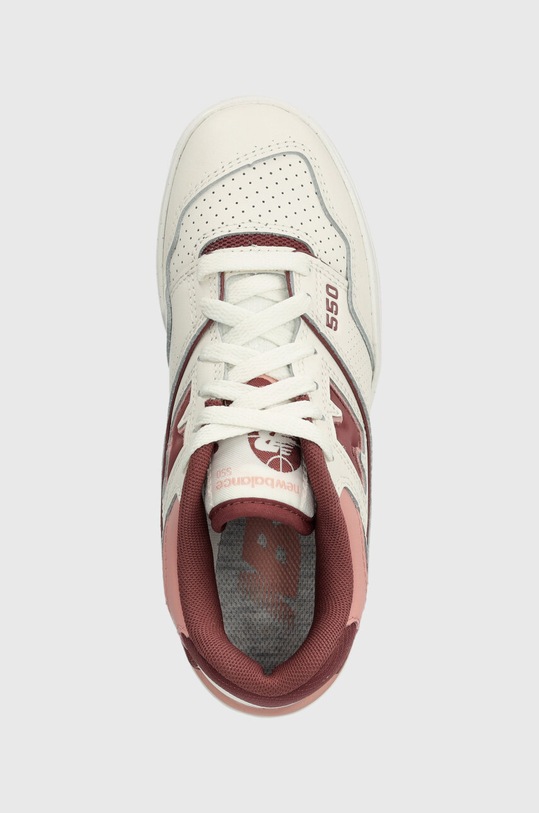 New Balance sneakers din piele BBW550DP alb BBW550DP