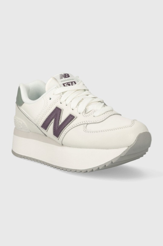 New Balance sneakers din piele WL574ZFG WL574ZFG alb AW23