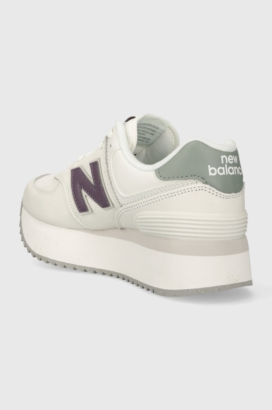 Încălțăminte New Balance sneakers din piele WL574ZFG WL574ZFG alb