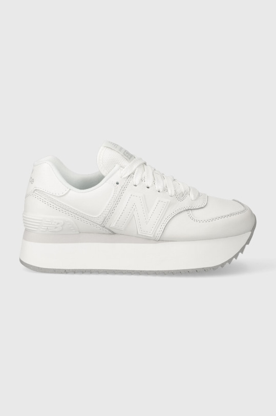 New Balance sneakers in pelle WL574ZFW platform bianco WL574ZFW