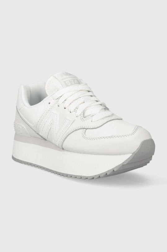 Δερμάτινα αθλητικά παπούτσια New Balance WL574ZFW WL574ZFW λευκό AW23