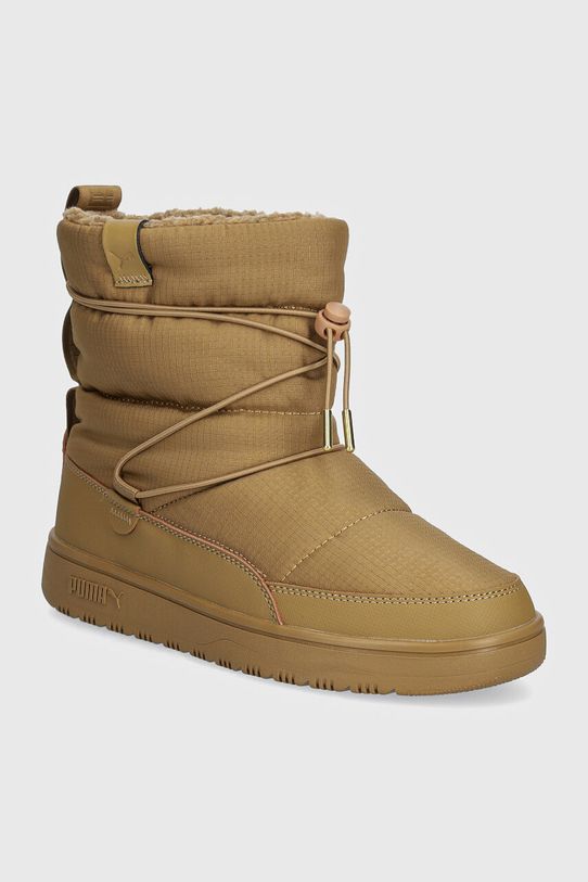 Puma śniegowce brak zapięcia zielony 393920