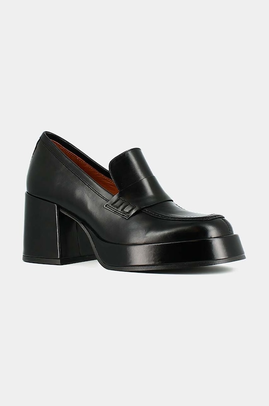 Jonak czółenka skórzane BRAD CUIR 3500041 czarny AW23