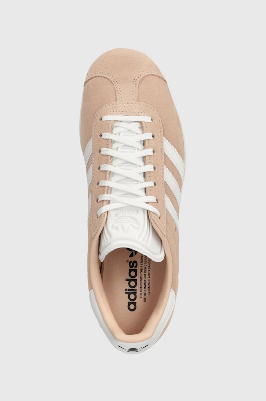 Замшеві кросівки adidas Originals помаранчевий ID7006