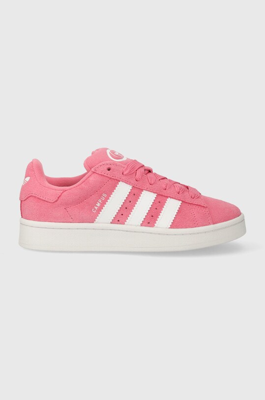 adidas Originals sneakers din piele întoarsă Campus 00s plată roz ID7028