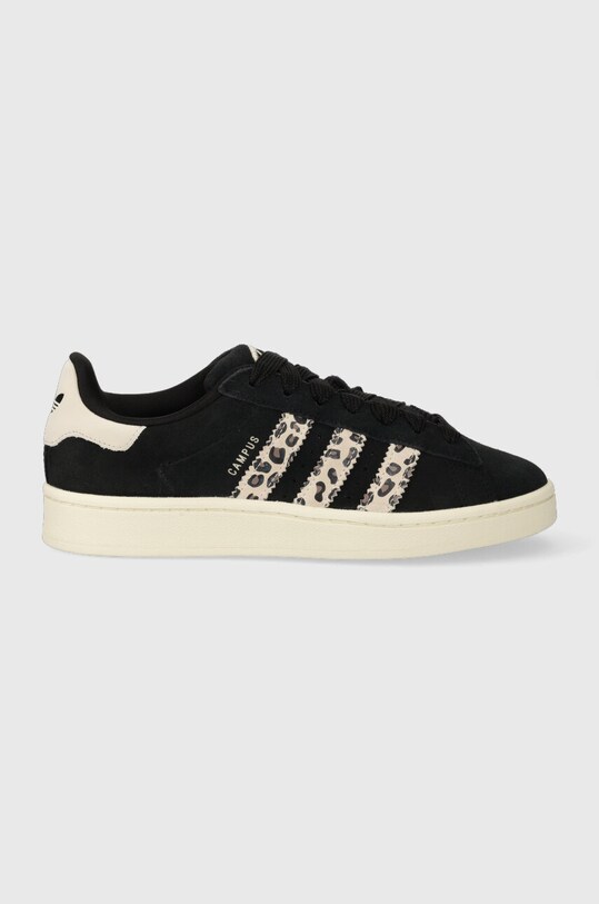adidas Originals sneakers din piele întoarsă Campus 00s plată negru ID7039