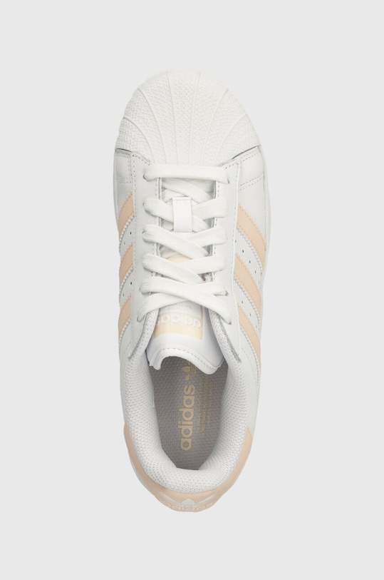 Kožne tenisice adidas Originals SUPERSTAR XLG bijela IF3004