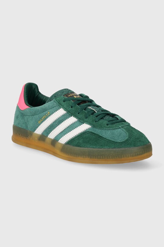 adidas Gazelle Indoor Collegiate Green Lucid Pink IG5929 green AW23