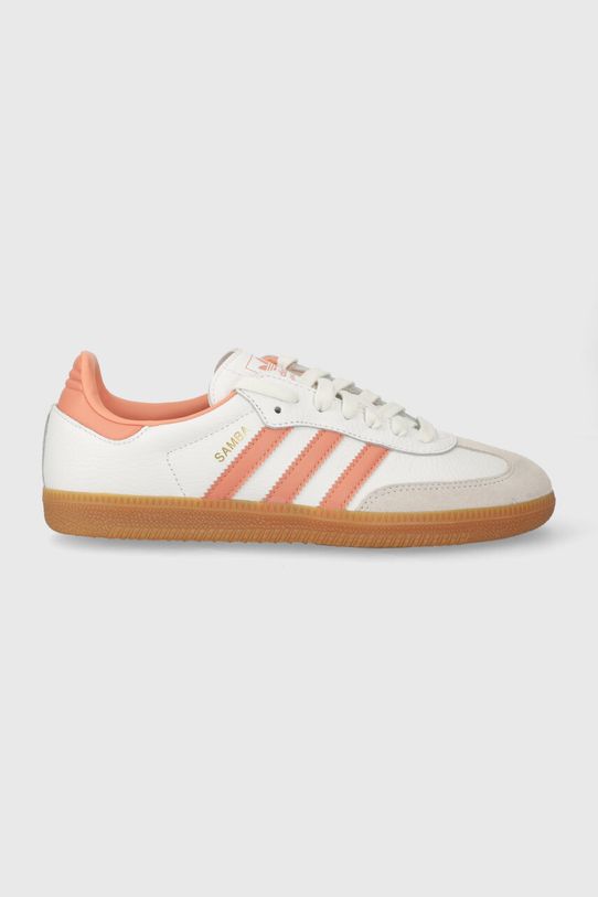 adidas Originals sneakers in pelle SAMBA OG pelle fiore bianco IG5932