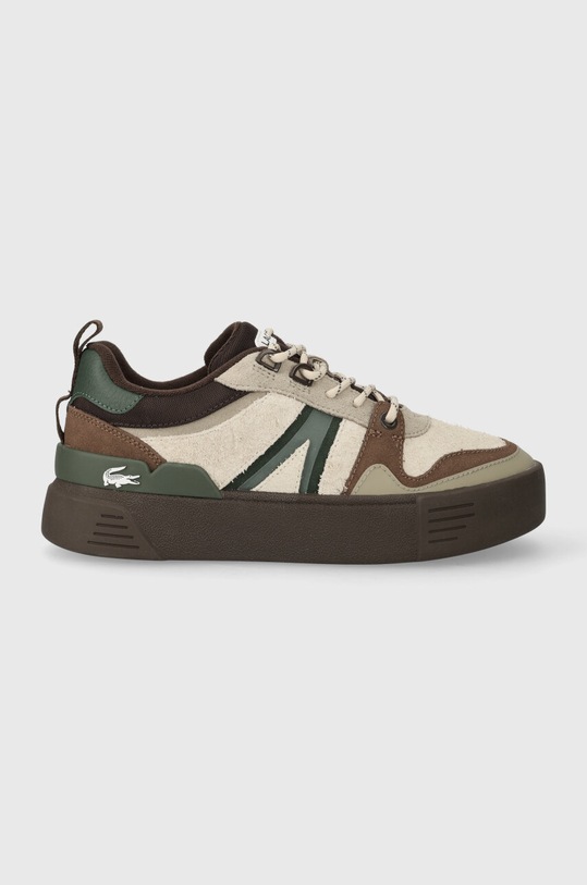 Lacoste sneakers L002 223 5 CFA piele întoarsă maro 46CFA0024