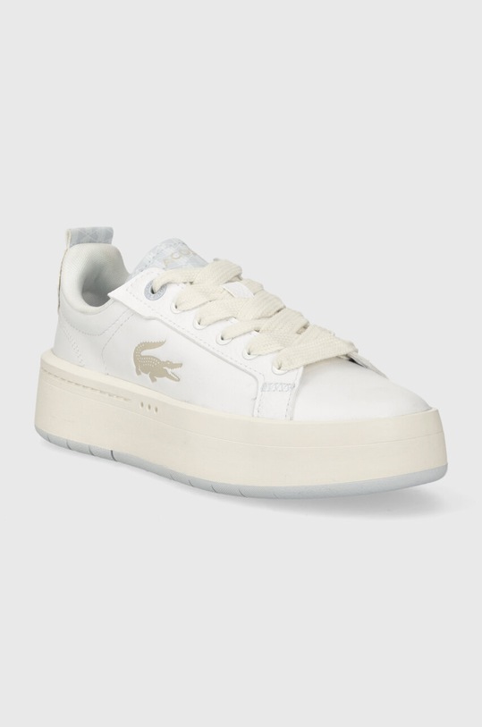 Lacoste sneakersy skórzane CARNABY PLAT 223 1 SFA 46SFA0033 biały AW23