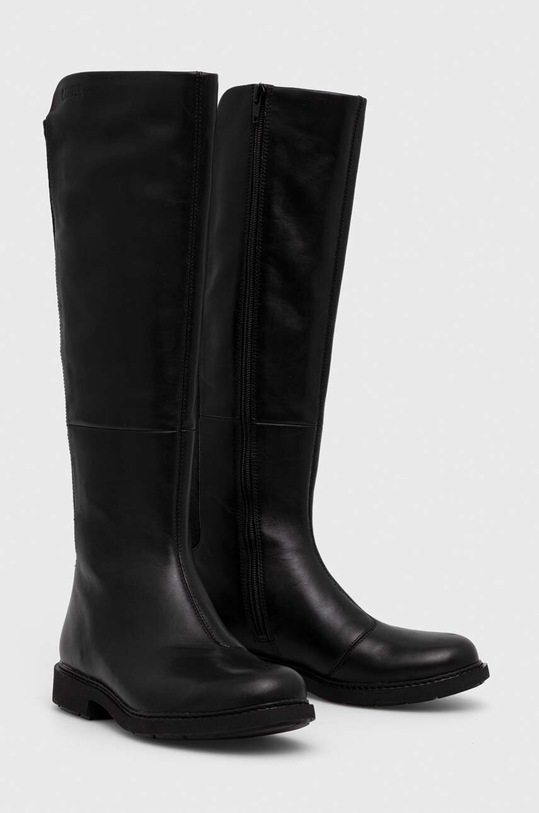 Camper kozaki skórzane Neuman K400248.003 czarny AW23