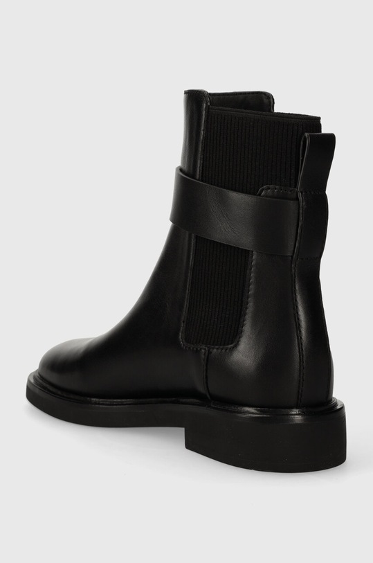 Obuwie Tory Burch sztyblety skórzane DOUBLE T CHELSEA BOOT 152831.004 czarny