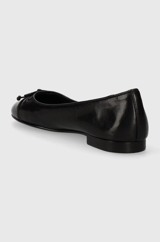 Δερμάτινες μπαλαρίνες Tory Burch CAP-TOE BALLET μαύρο 154511.004
