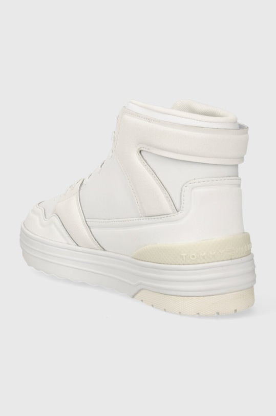 Obuća Kožne tenisice Tommy Hilfiger TH HI BASKET SNEAKER FW0FW07308 bijela