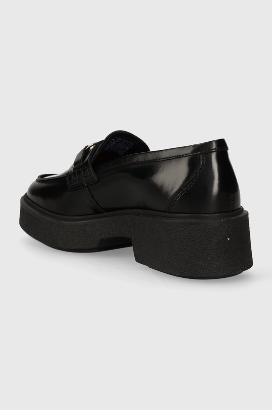 Obuwie Tommy Hilfiger mokasyny skórzane TH HARDWARE LOAFER FW0FW07329 czarny