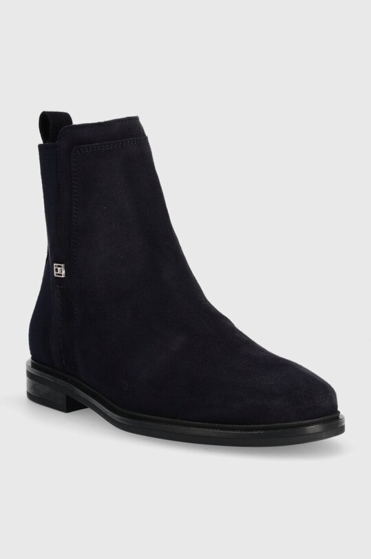 Σουέτ μπότες Tommy Hilfiger TOMMY ESSENTIALS BOOT FW0FW07474 σκούρο μπλε AW23