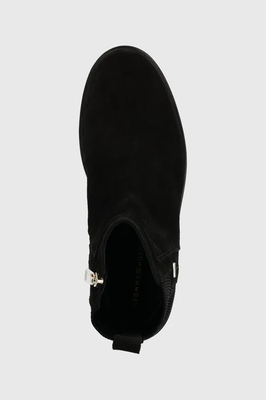 Tommy Hilfiger stivaletti alla caviglia in camoscio TOMMY ESSENTIALS BOOT nero FW0FW07474