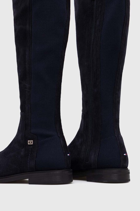 Încălțăminte Tommy Hilfiger cizme TOMMY ESSENTIALS LONGBOOT FW0FW07476 bleumarin