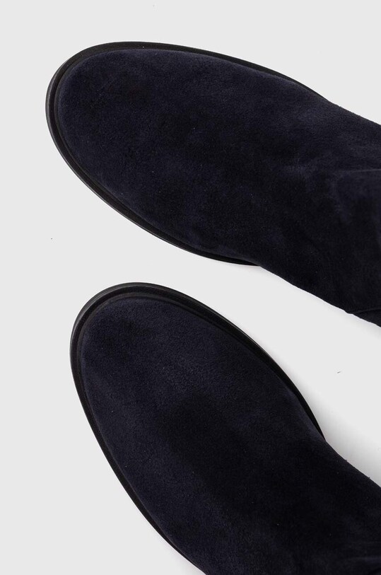 Tommy Hilfiger cizme TOMMY ESSENTIALS LONGBOOT bleumarin FW0FW07476